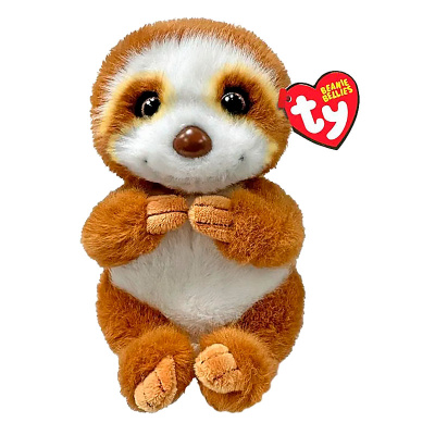 Мягкая игрушка Beanie Bellies Коричневый ленивец Стелла 15 см Ty Inc 41511 1